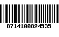 Código de Barras 8714100824535