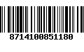 Código de Barras 8714100851180