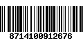 Código de Barras 8714100912676