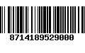 Código de Barras 8714189529000