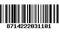 Código de Barras 8714222031101