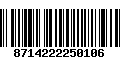 Código de Barras 8714222250106