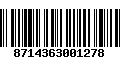 Código de Barras 8714363001278