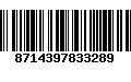 Código de Barras 8714397833289