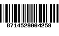 Código de Barras 8714529004259