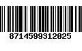 Código de Barras 8714599312025