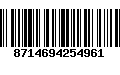 Código de Barras 8714694254961