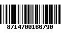 Código de Barras 8714700166790