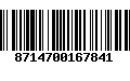 Código de Barras 8714700167841