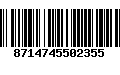 Código de Barras 8714745502355