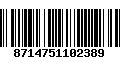 Código de Barras 8714751102389