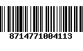 Código de Barras 8714771004113