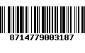 Código de Barras 8714779003187