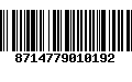 Código de Barras 8714779010192