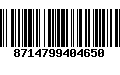 Código de Barras 8714799404650