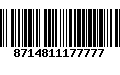 Código de Barras 8714811177777