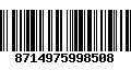 Código de Barras 8714975998508