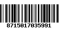 Código de Barras 8715017035991