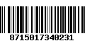 Código de Barras 8715017340231