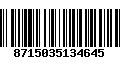 Código de Barras 8715035134645