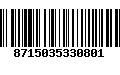 Código de Barras 8715035330801