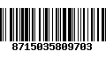 Código de Barras 8715035809703