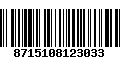 Código de Barras 8715108123033