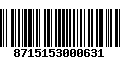 Código de Barras 8715153000631