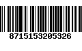 Código de Barras 8715153205326