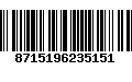 Código de Barras 8715196235151