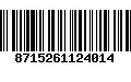 Código de Barras 8715261124014