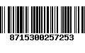 Código de Barras 8715300257253