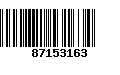 Código de Barras 87153163