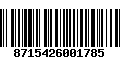 Código de Barras 8715426001785