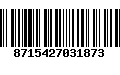 Código de Barras 8715427031873