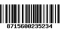 Código de Barras 8715600235234