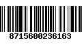 Código de Barras 8715600236163