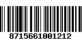 Código de Barras 8715661001212