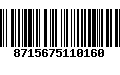 Código de Barras 8715675110160