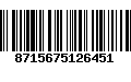 Código de Barras 8715675126451