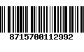 Código de Barras 8715700112992