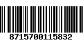 Código de Barras 8715700115832