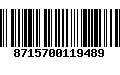 Código de Barras 8715700119489