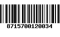 Código de Barras 8715700120034