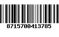 Código de Barras 8715700413785