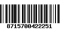 Código de Barras 8715700422251