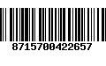 Código de Barras 8715700422657