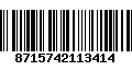 Código de Barras 8715742113414