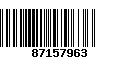 Código de Barras 87157963