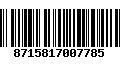 Código de Barras 8715817007785